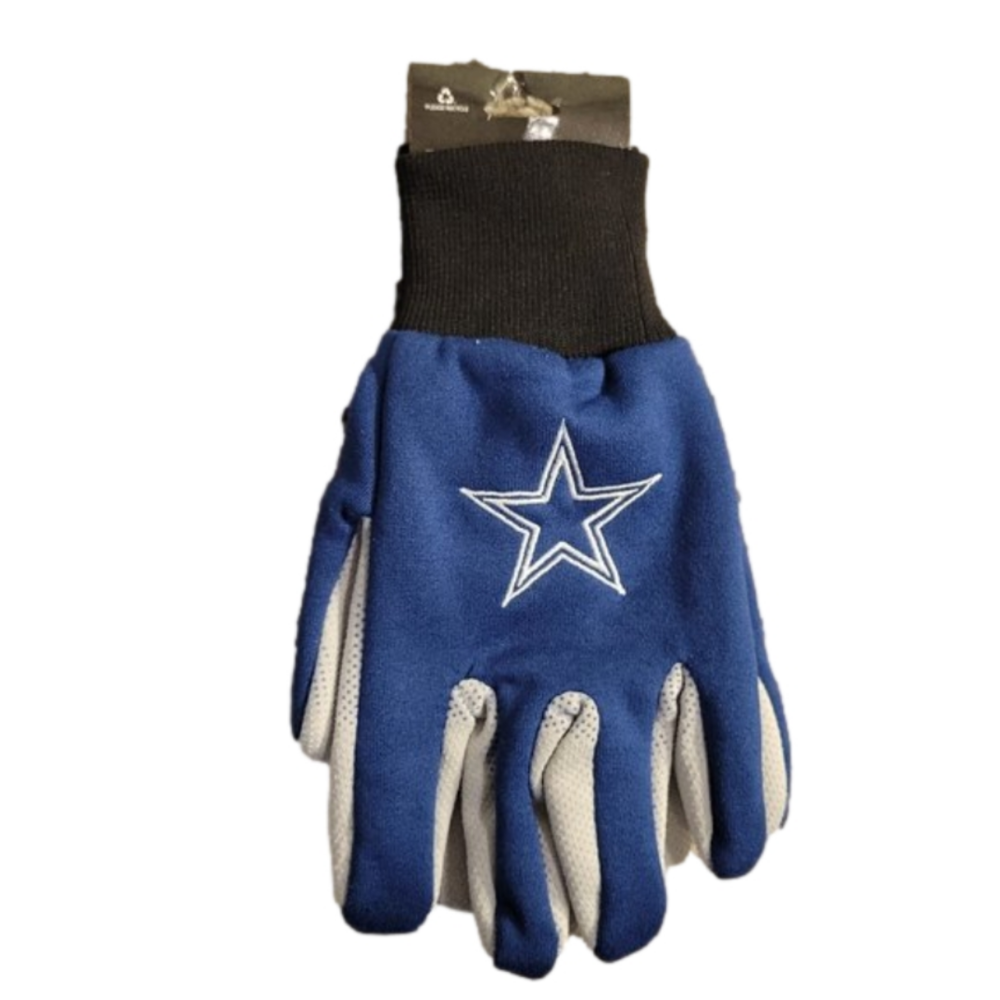 NWT - NFL DALLAS COWBOYS UTILITY GLOVES-HOW BOUT THEM COWBOYS?  - LICENSED-NWT